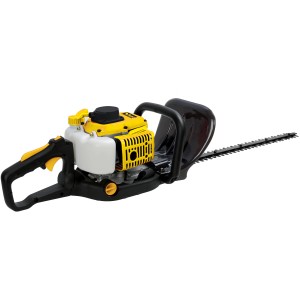 Tagliasiepi a scoppio t.b.t. giallo e nero per la cura del giardino.