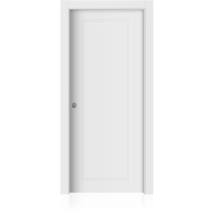 Porta interna bianca dal design semplice per interni.