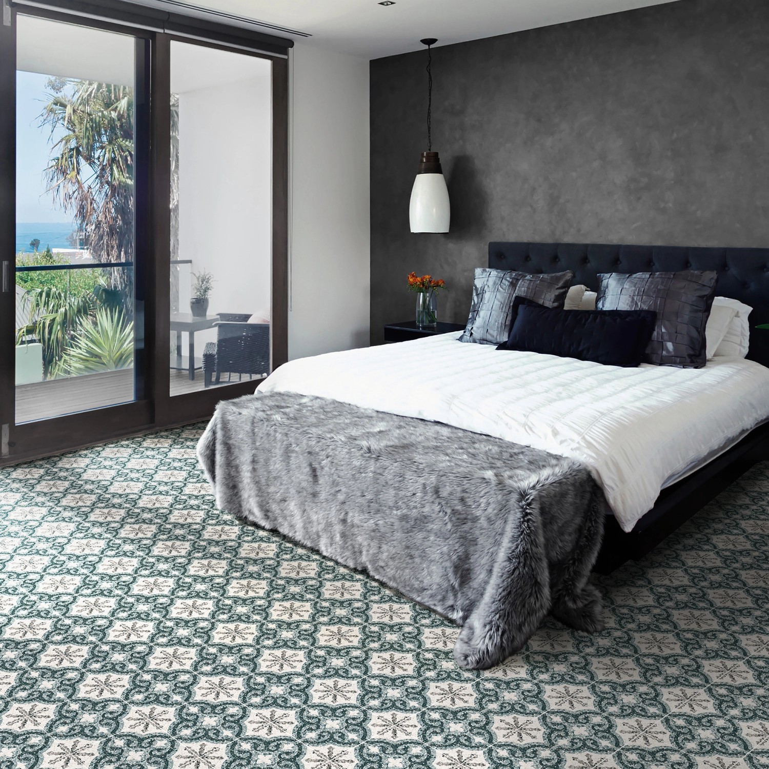 Piastrelle Moquette Autoadesive Venice - 50x50 Cm - Antistatiche E Fonoassorbenti - Set 6 M² - Foto 4