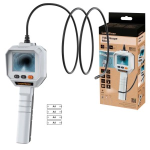 Telecamera per ispezione Laserliner VideoScope Micro con cavo e batterie.