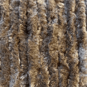 Dettaglio: Tenda per porta marrone e soffice di t.b.t.