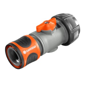 Valvola di regolazione Gardena per sistemi di irrigazione, grigio/arancio.