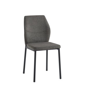 Sedia in tessuto Anya 56x42x88,5 cm grigio scuro