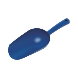 Paletta da giardino blu LUX Classic, 33 cm, in metallo con occhiello per appendere.