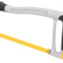 Seghetto per metalli LUX Professional 300 mm con telaio in alluminio pressofuso e lama gialla.