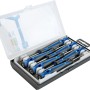 Set cacciaviti di precisione LUX Comfort, 6 pezzi, per viti a taglio e Torx in scatola.