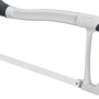 Seghetto per metalli professionale LUX 300 mm con telaio grigio e manico blu-nero.