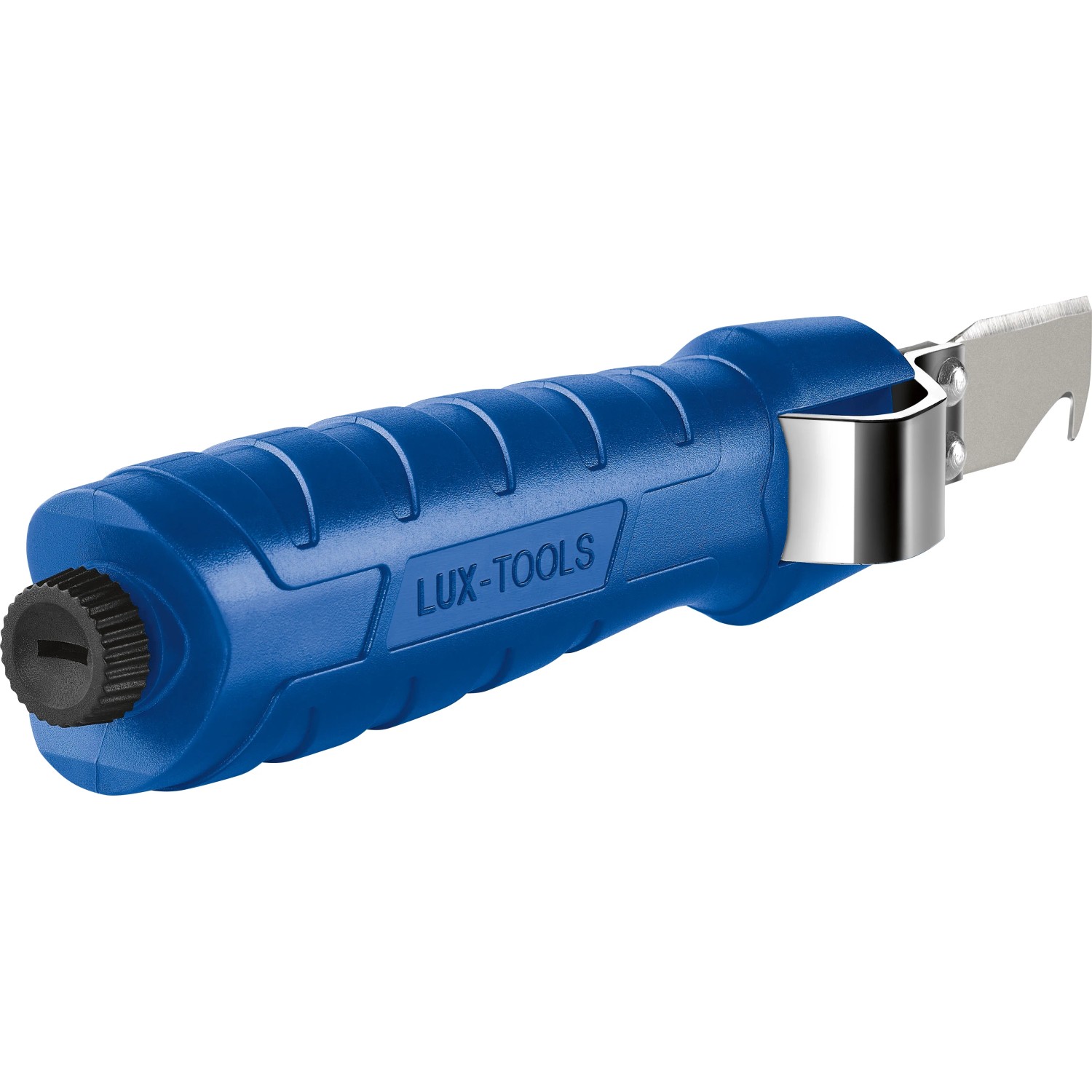 LUX Coltello per cavi Universal Comfort, coltello per cavi blu con inserto in metallo.