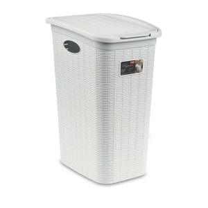Cesto portabiancheria Elegance 36L bianco
