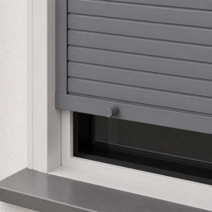 Tappi d`arresto tapparelle nylon conici set 4 pezzi Ø 40 mm grigio