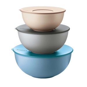 Set di ciotole t.b.t., 3 pezzi, colori assortiti. Barattoli e contenitori.