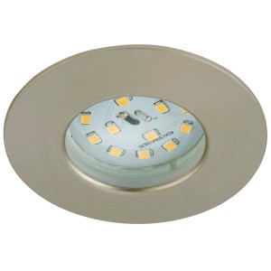 Faretto da incasso a LED dimmerabile, set da 1, nichel opaco, per uso interno.