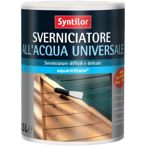 Barattolo di sverniciatore universale all'acqua Syntilor per la rimozione della vernice.