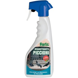 Spray repellente per piccioni Florlis per la cura del giardino.