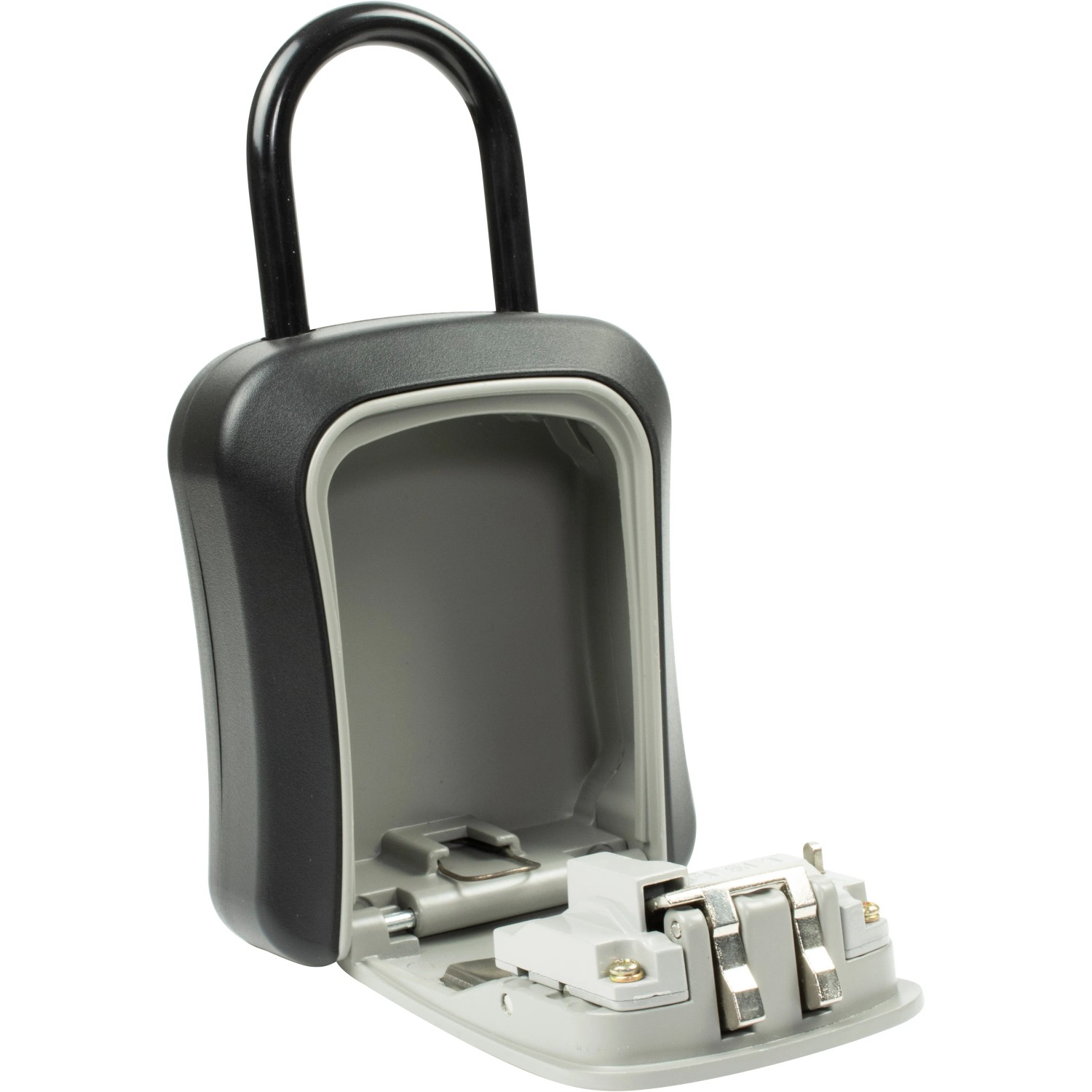 Burg-Wächter Key Safe 50 SB cassetta portachiavi da parete, aperta.