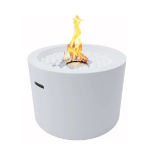 Camino a bioetanolo giardino Divina Fire Rodi 3,5 kW Ø47,5 cm bianco