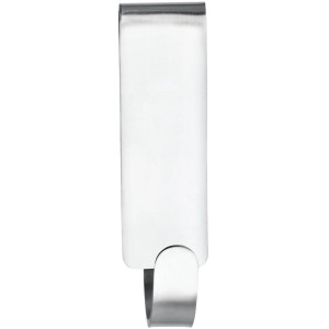 Wenko Doppio gancio doccia Vieste in acciaio inox opaco per box doccia.