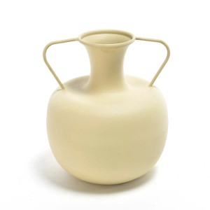 Vaso in metallo Ø20xH24 cm nero