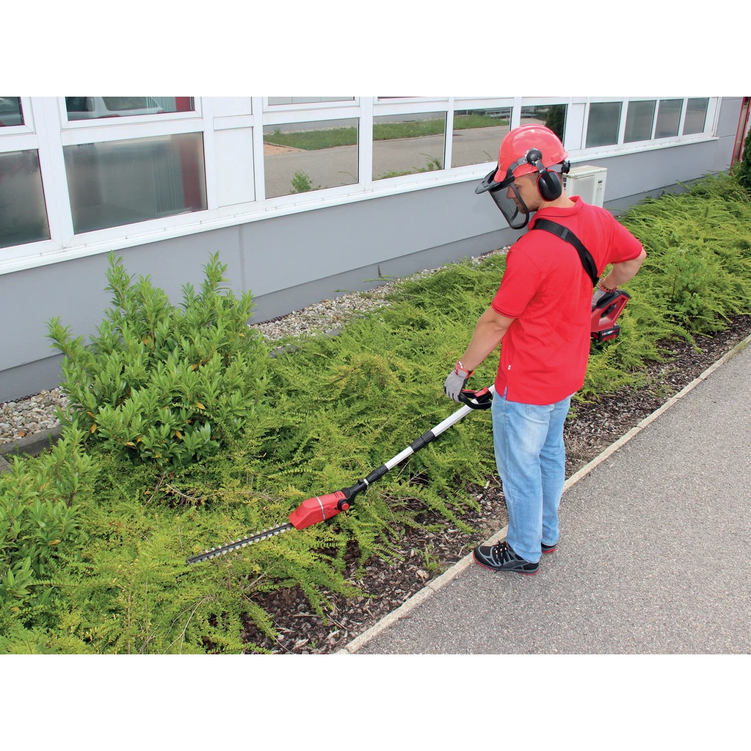 Einhell Power X-Change GE-HC 18 Li T Solo multiutensile a batteria taglia siepi.