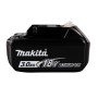 Batteria Makita 18V, 3 Ah agli ioni di litio per trapano avvitatore a percussione.
