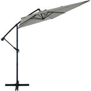 Ombrellone da giardino a palo decentrato in acciaio L200xP300xH250 cm