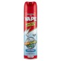 Spray rosso antizanzare e mosche per casa e giardino.