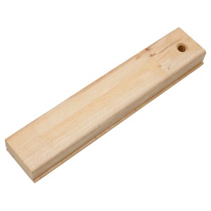 Listello a percussione LUX Laminate Classic in legno di faggio, lunghezza 300 mm, per posa di laminato e parquet.