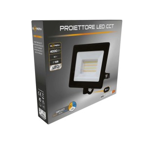 Proiettore LED CCT alloggiamento in alluminio 50W 4000lm nero