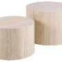 Set 2 tavolini da salotto legno Motrik effetto travertino beige tondo h40 cm_2