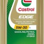 Olio motore Castrol Edge 5W-30 per benzina, diesel e ibrido, 1 litro.