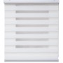 t.b.t. tenda a rullo, pannelli in tessuto bianco con strisce trasparenti