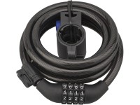 Lucchetto A Combinazione Per Bicicletta - Cavo Da 150 Cm, Codice 4 Cifre | Per Caschi, Passeggini E Scooter - Foto 6