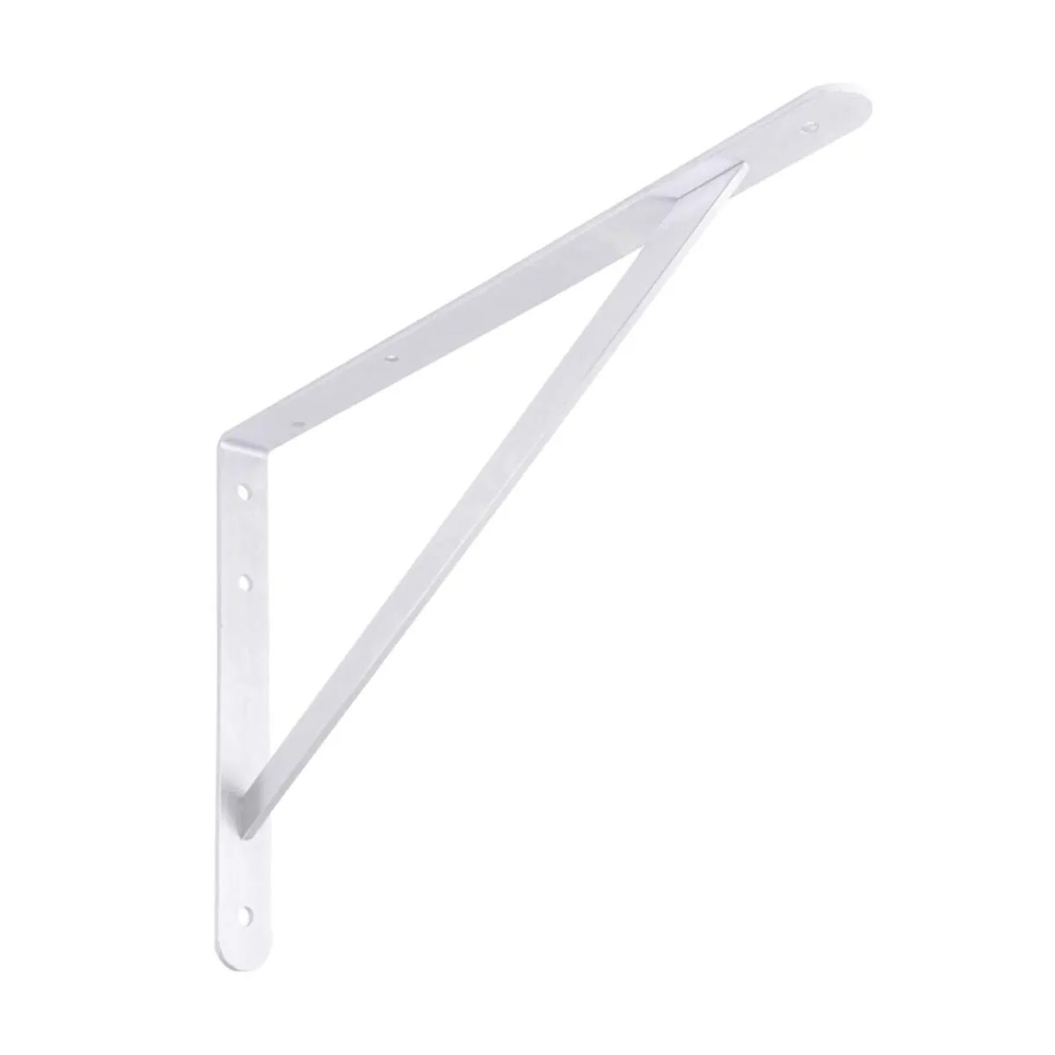 Reggimensola in acciaio 500x330x30x4 mm bianco opaco_4
