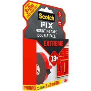 Nastro di montaggio Scotch-Fix Extreme, nastro biadesivo per carichi fino a 13 kg.