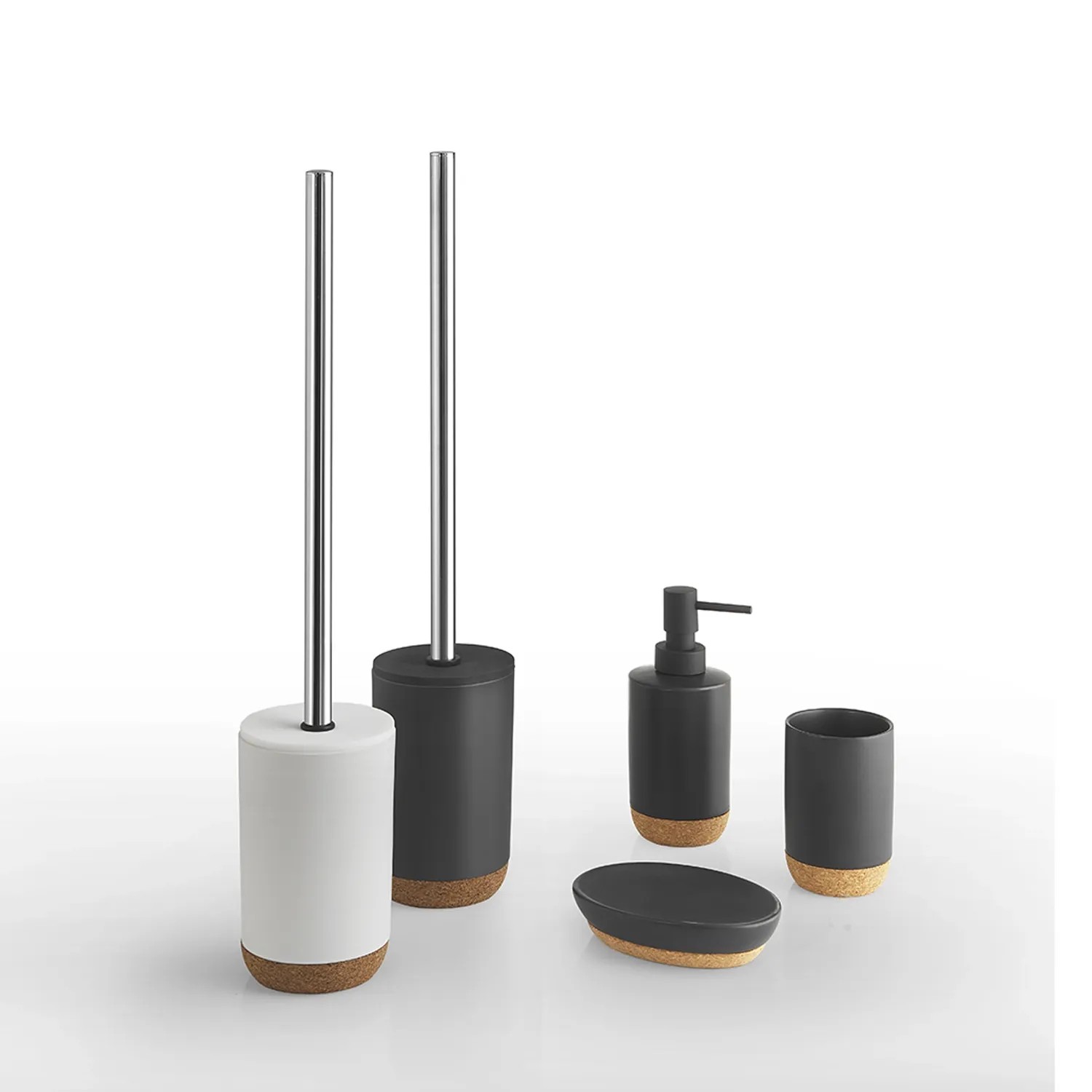Set 3 Etichette A Catena Per Dispenser Sapone E Lozione - In Acciaio, Regolabili
