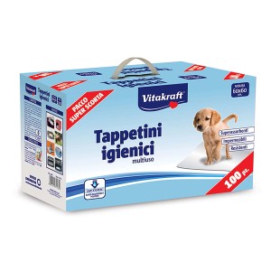 Confezione di t.b.t. tappetini igienici per cani, assorbenti, impermeabili e resistenti.