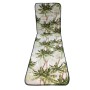 Cuscino per lettino da giardino con motivo a palme, cuscino da esterno per prendere il sole in relax.