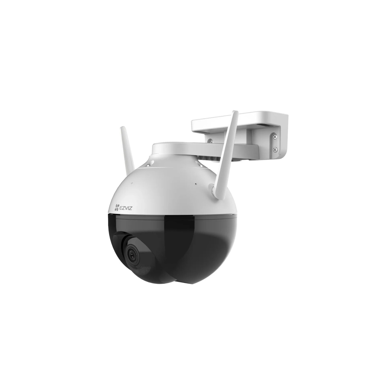 Telecamera di videosorveglianza t.b.t. per esterni, bianco/nero.
