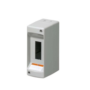 Centralino da parete senza portella 1/2 moduli IP40 grigio