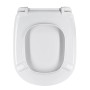 Sedile WC bianco t.b.t. della categoria Sedili WC, vista dall'alto.