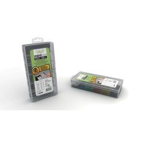 t.b.t. Set di guaine termorestringenti per cavi in scatola trasparente.