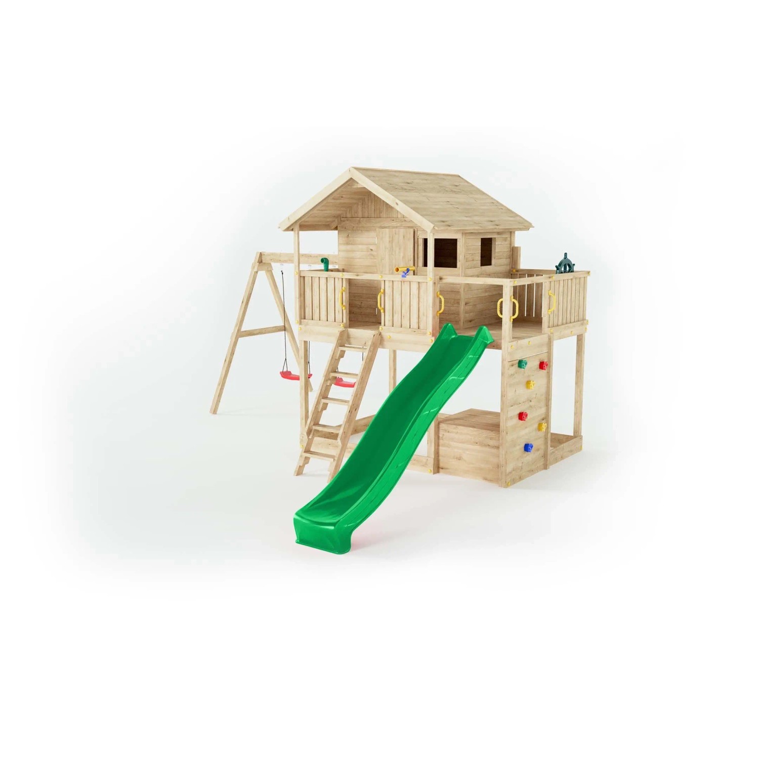 Gioco da giardino Sunshine scivolo e altalene 491 x 593 x h314 cm_2