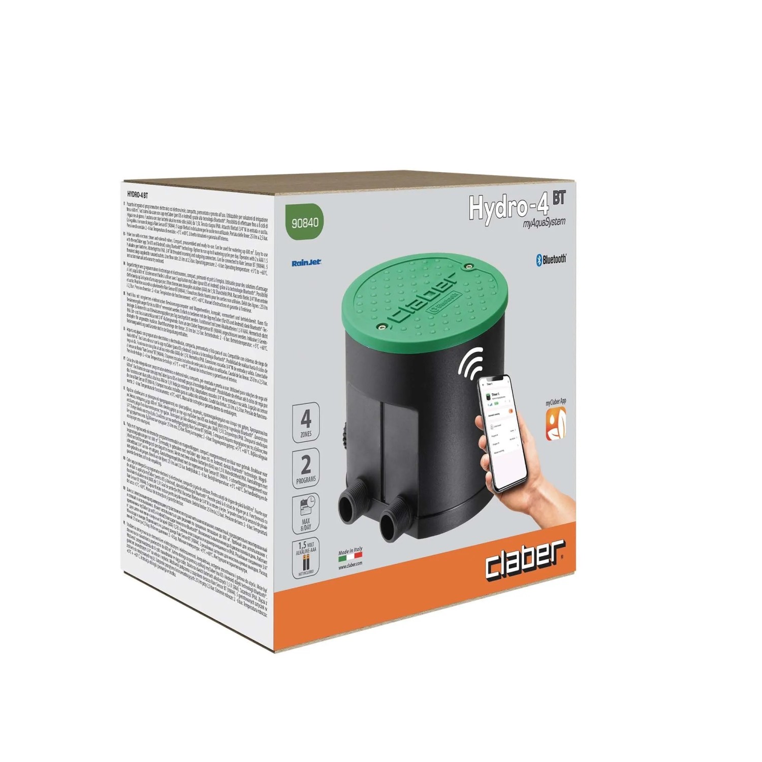 Pozzetto premontato a 4 vie Hydro-4 BT programmatore smart Bluetooth®_4