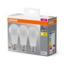 Lampadina LED E27 OSRAM, confezione da 3, bianco caldo, 13W. Lampadine LED a risparmio energetico per la tua casa.
