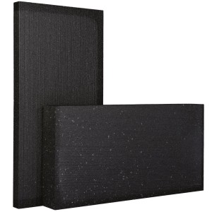Pannelli isolanti neri per isolamento a cappotto (ETICS).