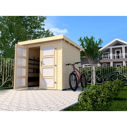 Casetta da giardino in legno Weka 321 2 naturale 4,93 m²