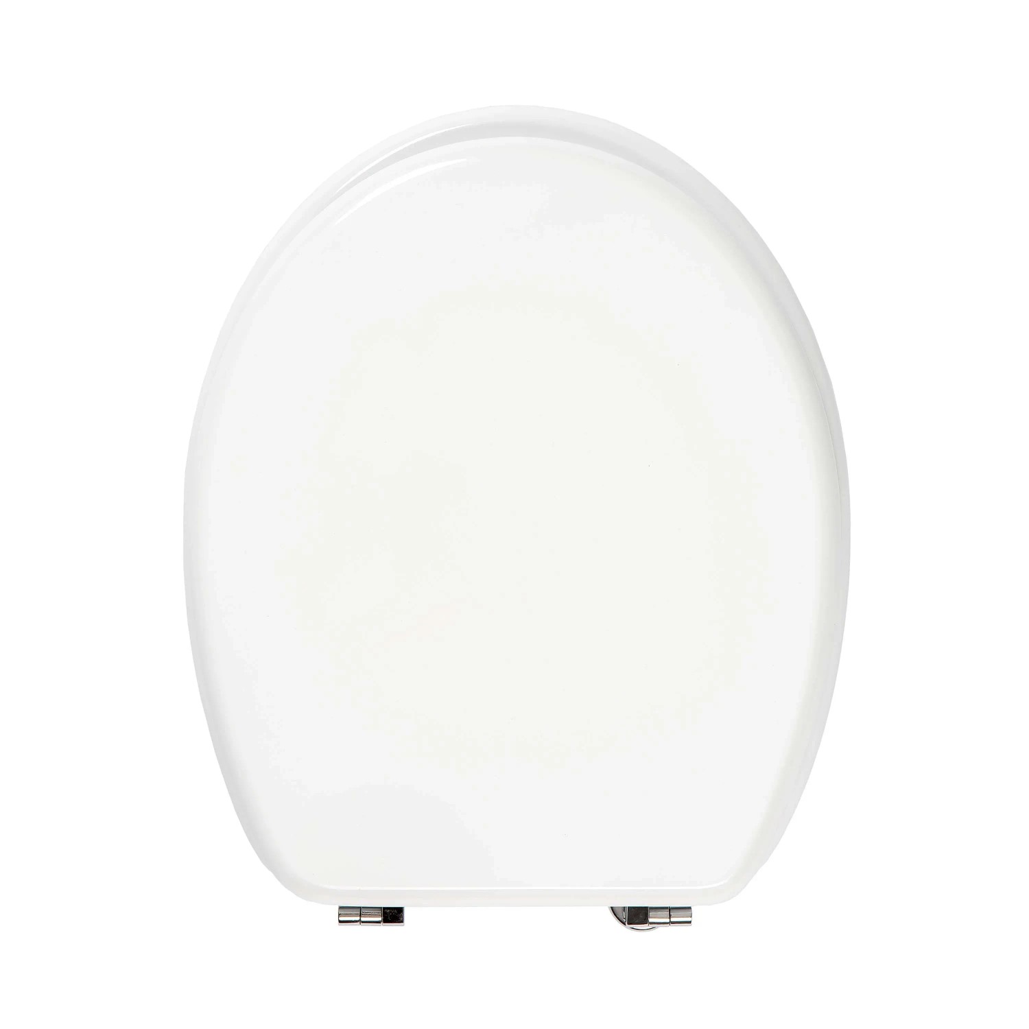 LXRZLS Copriwater Coperchi Sedili WC, Tipo V Grande con Coperchio Sedile WC in PP PP Addensato A Chiusura Lenta, Bianco-44-48x39cm (Color : White, Size : 44