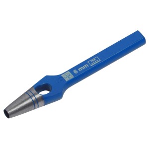 Punzone per fori LUX 6 mm Comfort, blu, per forare moquette, cartone, sughero.