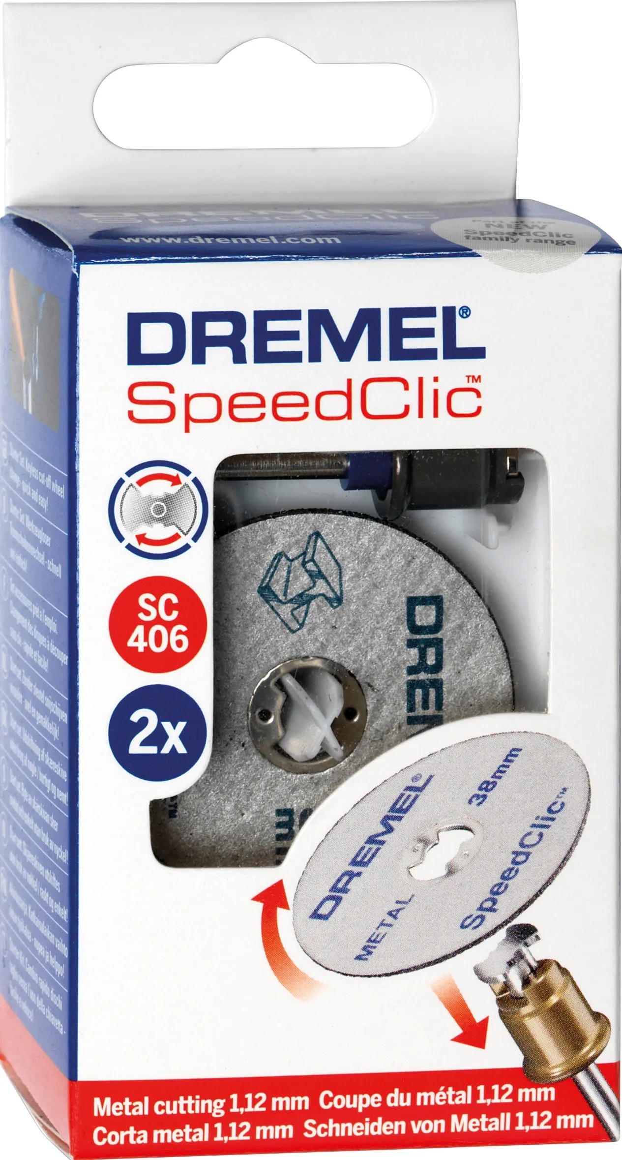 Dremel multitool accessoire - speedclic slijpschijf SC541 - 38 mm kopen Dremel multitool accessoire - speedclic slijpschijf SC541 - 38 mm kopen