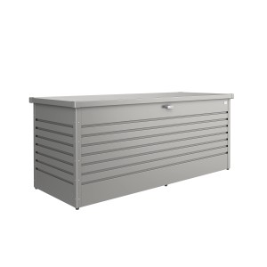 Biohort Box da giardino Gr. 200, grigio quarzo metallizzato, ideale per riporre all'aperto.